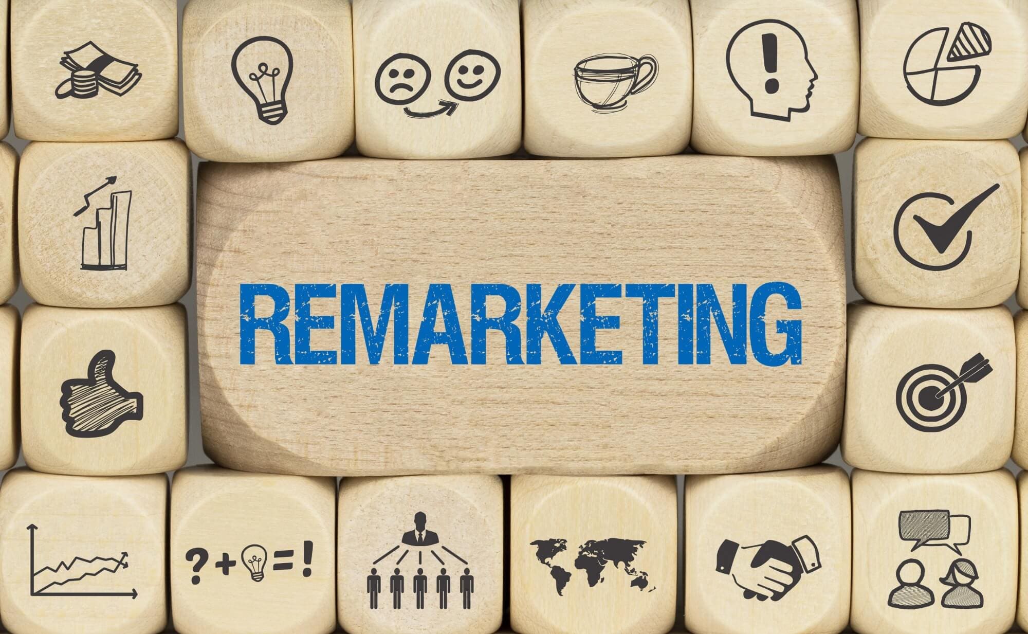 Blocks with remarketing in the middle